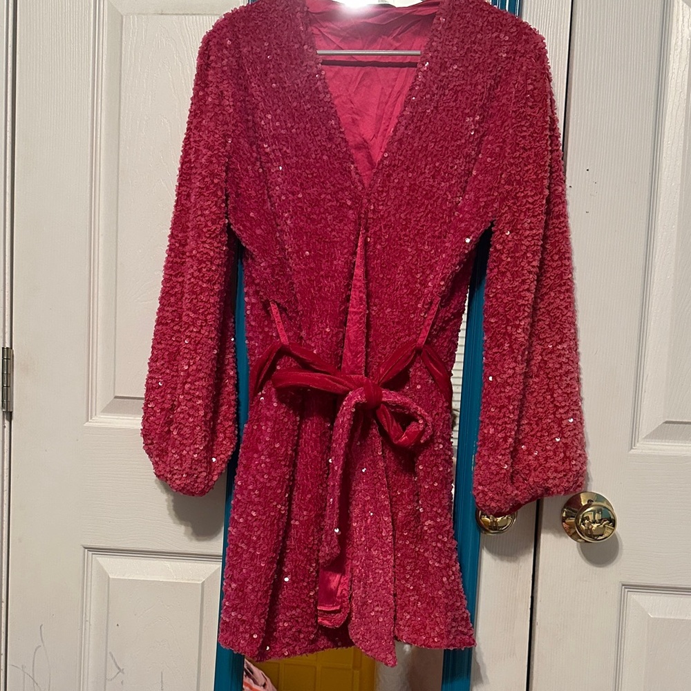 NWT Blue B. Elegant Pink Women's Jacket. Size Small.